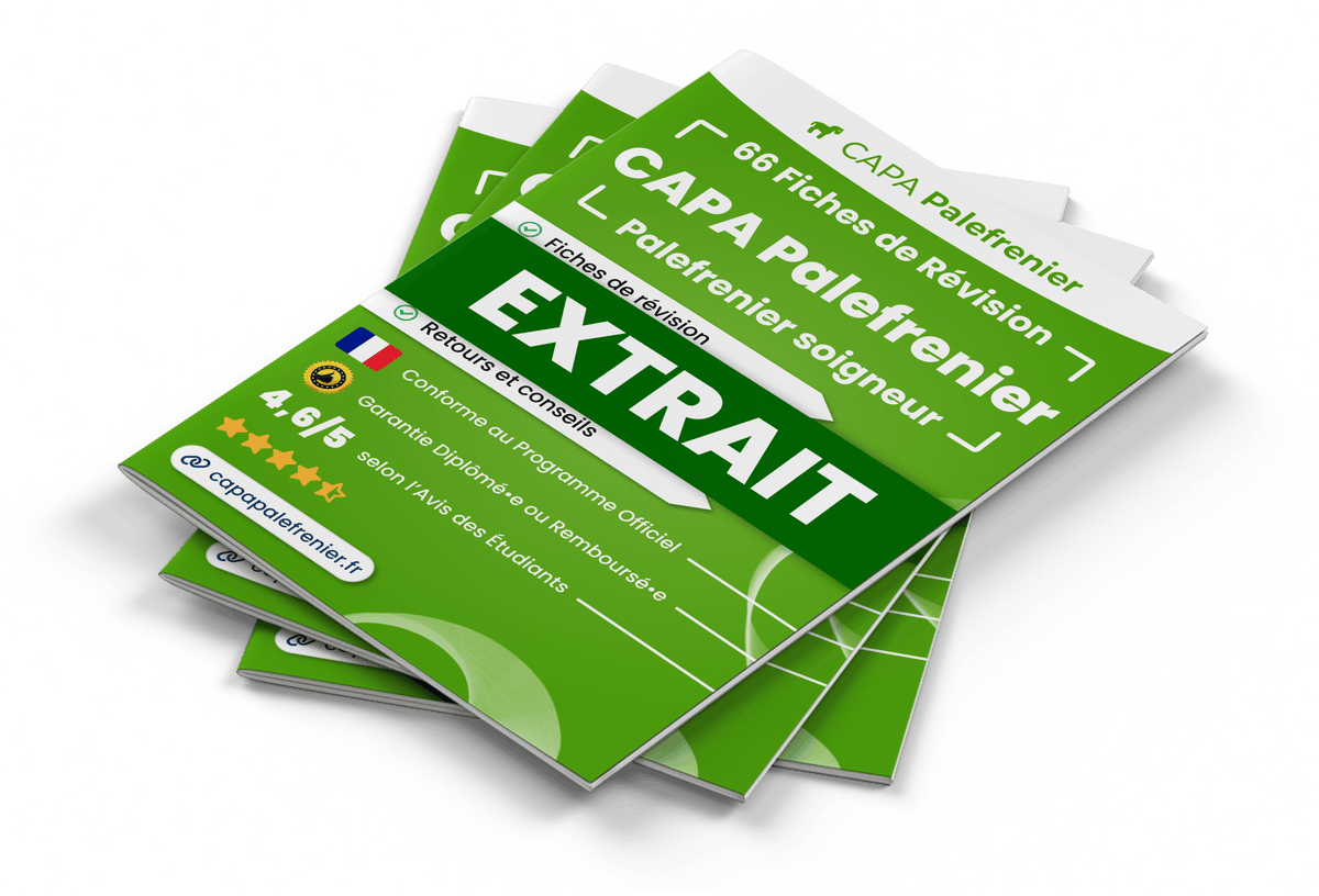 Extrait Fiches Révision gratuites CAPA Palefrenier